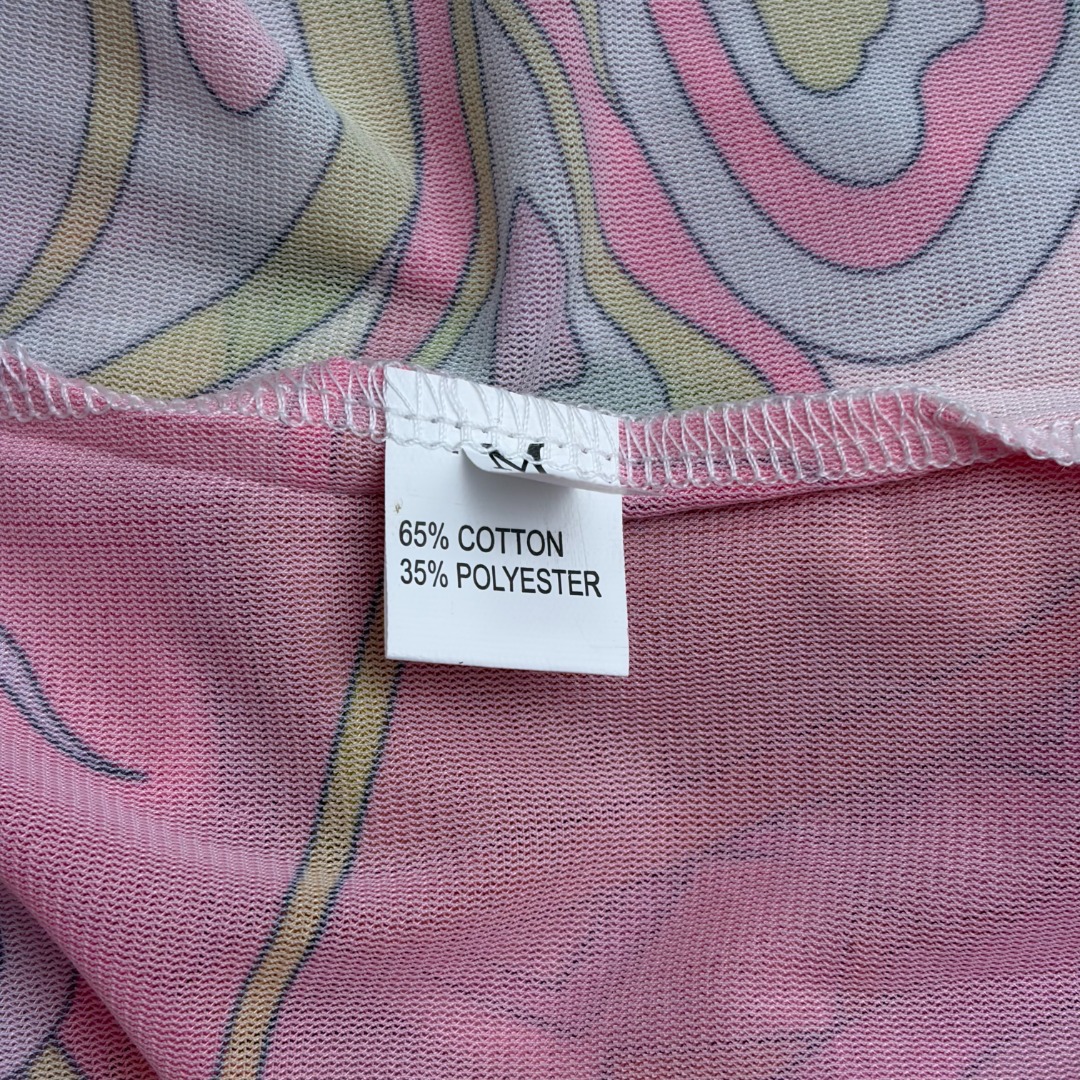 Irregular Color Block Print, Half-High Collar, Slim-Fit Brand Logo Long-Sleeve Dress_ecoleips.com