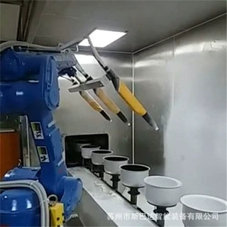 定制高品质家用电器喷漆机器人 斯巴达 ABB机器人 喷粉生产设备