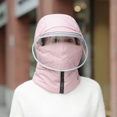 防風帽子の子供たちは冬に防寒保温神器男東北戸外に乗って耳を厚くしている