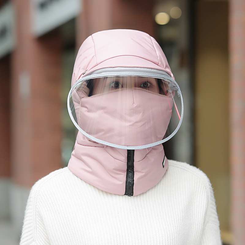 防风帽子女冬骑行防寒保暖神器男东北户外加厚毛绒护耳雷锋帽情侣