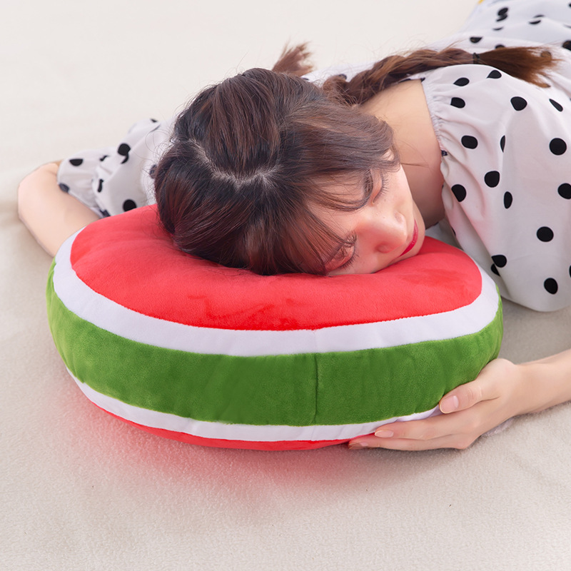 New simulation fruit pillow, watermelon cushion, plush toy, office chair sofa cushion, stuffed doll