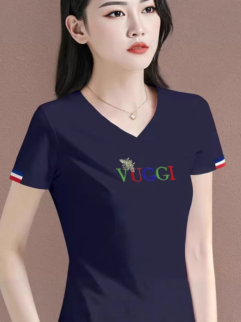 Pure Cotton Short-Sleeved T-Shirt for Women, Summer 2026 New Style, Loose Large Size Casual Top, Short Style for Middle-Aged and Elderly Mothers to Wear Outside