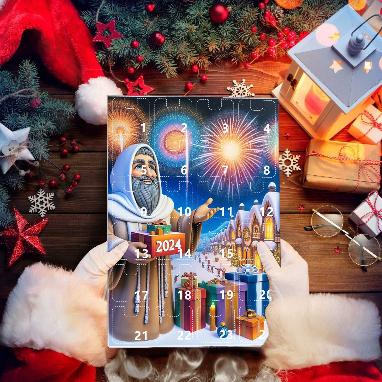 Christmas Calendar Blind Box Christmas Countdown Calendar Holiday Pendant Christmas Blind Box Wholesale_voghion.com