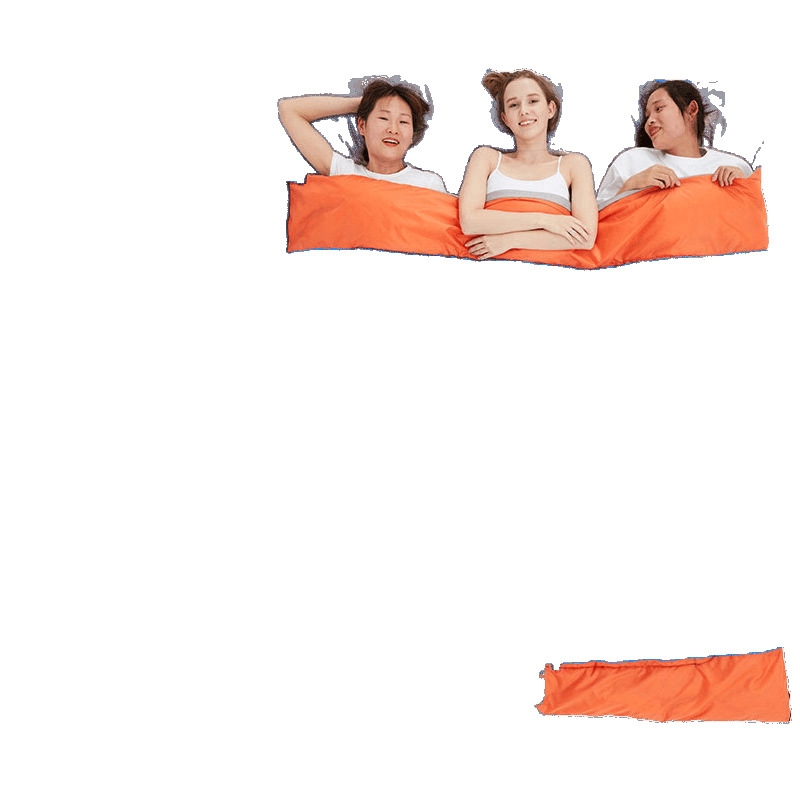 Saco de dormir para dos parejas, primavera, otoño e invierno, engrosamiento interior, cálido, frío en todas las estaciones, camping al aire libre para adultos, aislamiento de viaje sucio