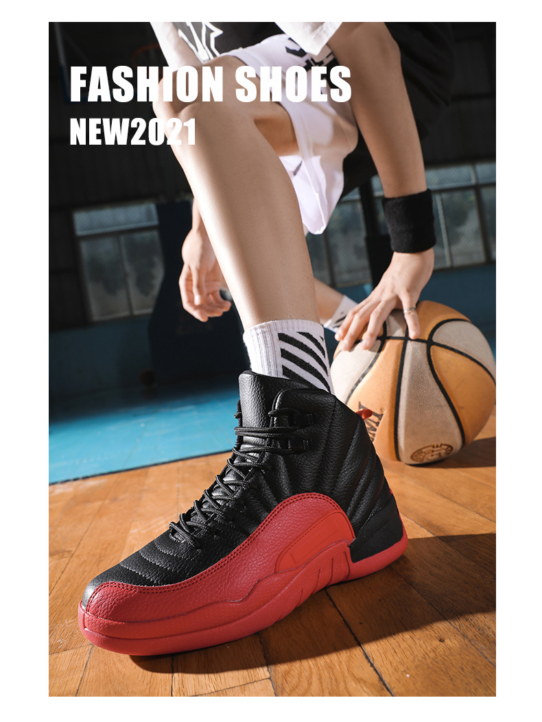 A J12 Basketballschuhe Grenzüberschreitende große Herrenschuhe High-Top-Schuhe Jugendsportschuhe Herren Sporttrainingsschuhe Studenten_voghion.com