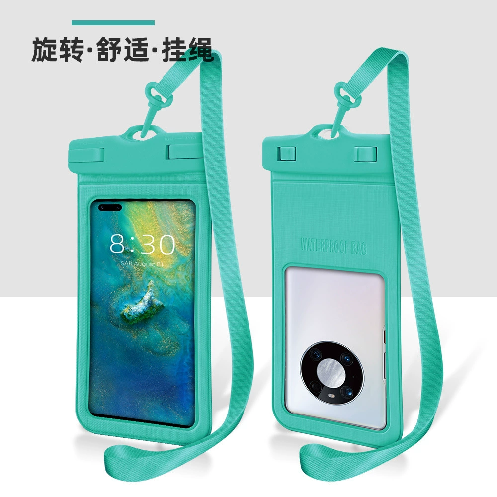 Mobile phone protection PVC, waterproof big waterproof bag for swimming, for import, touch screen