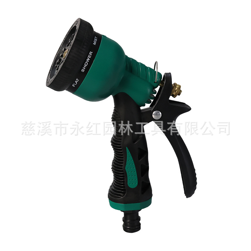 厂家供应7功能喷枪 YH19031 园林两用喷水枪 塑料喷枪园林工具