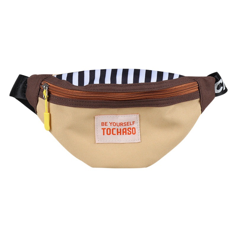 Bolso de hombro de los niños de estilo coreano 2023 nuevos muchachos contraste color pequeño bolso de pecho simple casual Girls out monedero moda
