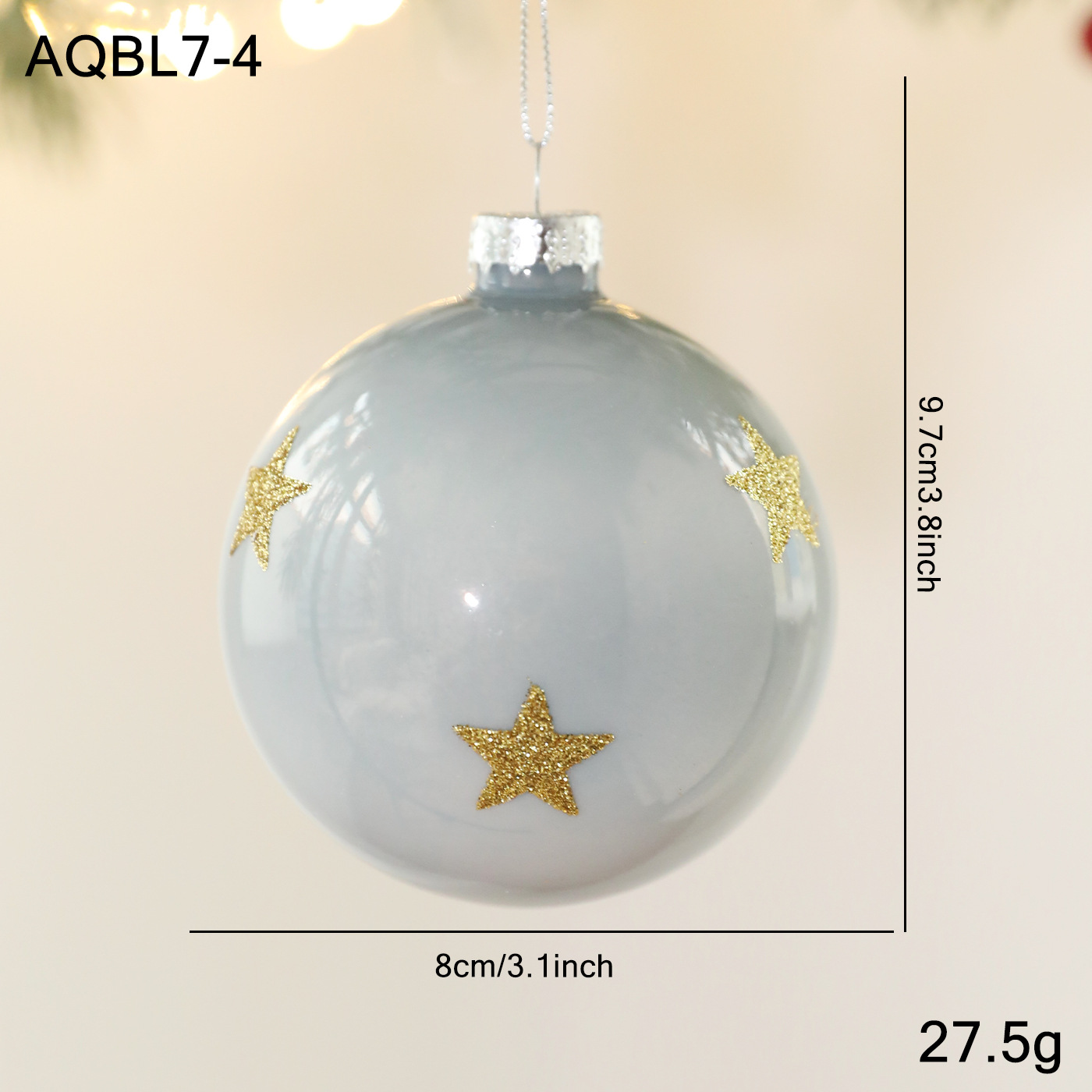 Color transfronterizo bola de vidrio de forma especial gotas brillantes cebolla bola de Navidad colgante árbol de Navidad colgante decoración de bola colgante