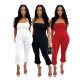 D88237 cross-border European and American style 2025 spring new fashion women's backless lace-up neck camisole suit