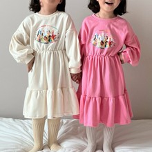 纯棉儿童公主裙小女孩秋装连衣裙女童裙子洋气韩版长袖宝宝蛋糕裙