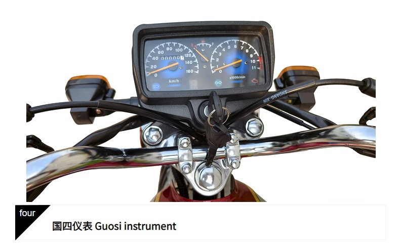 Motorcycle cross-border brand new retro CG125 150CC Jianshe National IV electric fuel-injection motorcycle