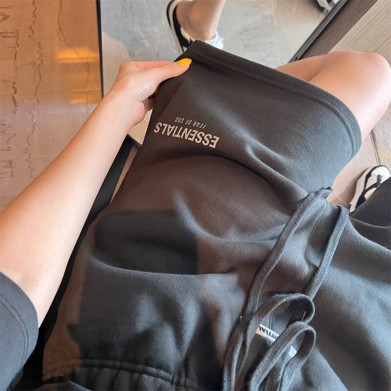 Wei Pants Shorts Men's Summer American Style Retro Trendy Brand Pink Five-Five Medium Pants Loose Casual Running Sports Pants