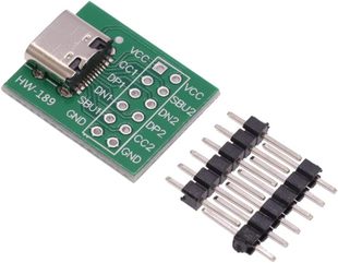 Dollatek 10 Stück USB Type-C Auf Dip-Pcb-Stecker Pin
