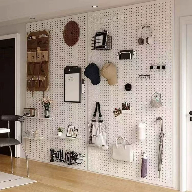 Перфорированная пластина из нержавеющей стали с круглым отверстием, подвесная пластина для хранения инструментов, настенная фурнитура, крючок, стеллаж для дисплея, оптовая продажа