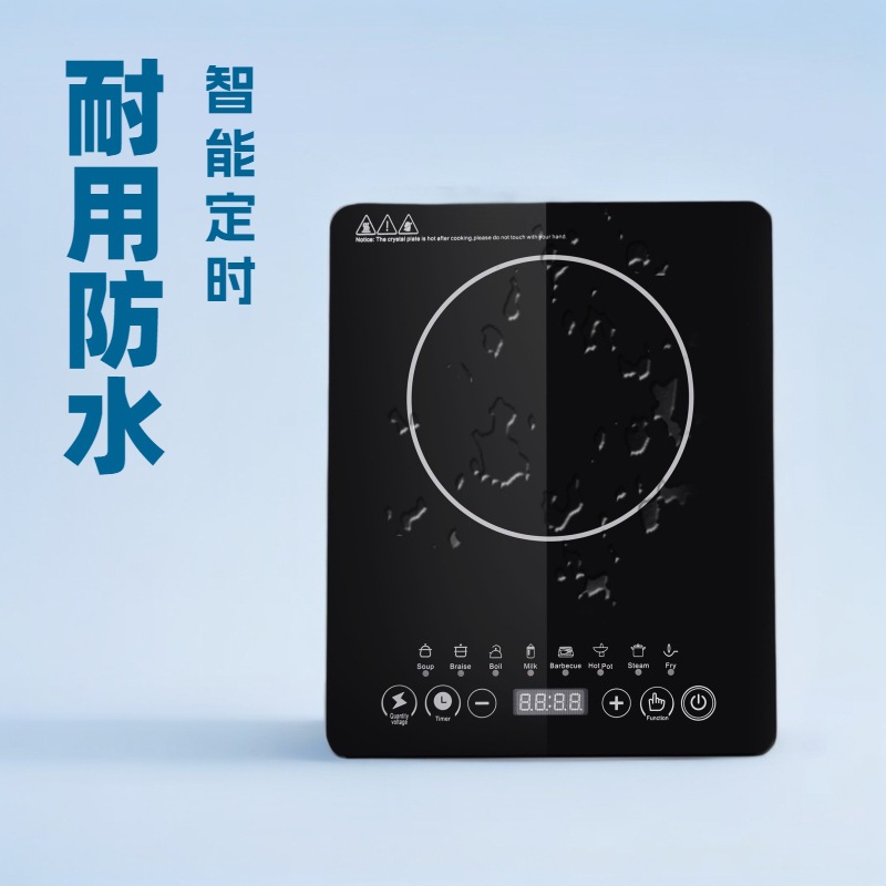 Induction Cooker for Home Use, New Model, Can Schedule Hot Pot and Stir-Fry, Intelligent, High-Power, All-In-One, Energy-Saving, Touch-Screen, Waterproof Induction Cooker