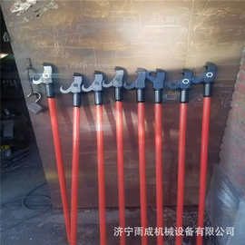 铁路扣件三型弹条扳手 钢轨螺栓扳手  钢轨勾头扳手厂家 图片