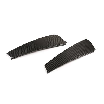 Suitable for Maserati Ghibli Real Carbon Fiber Door and Window B- pillar Decoration Sticker Exterior Modification (Şüşə kənarı xromları/moldingləri) - carbon-fiber-gloss-black