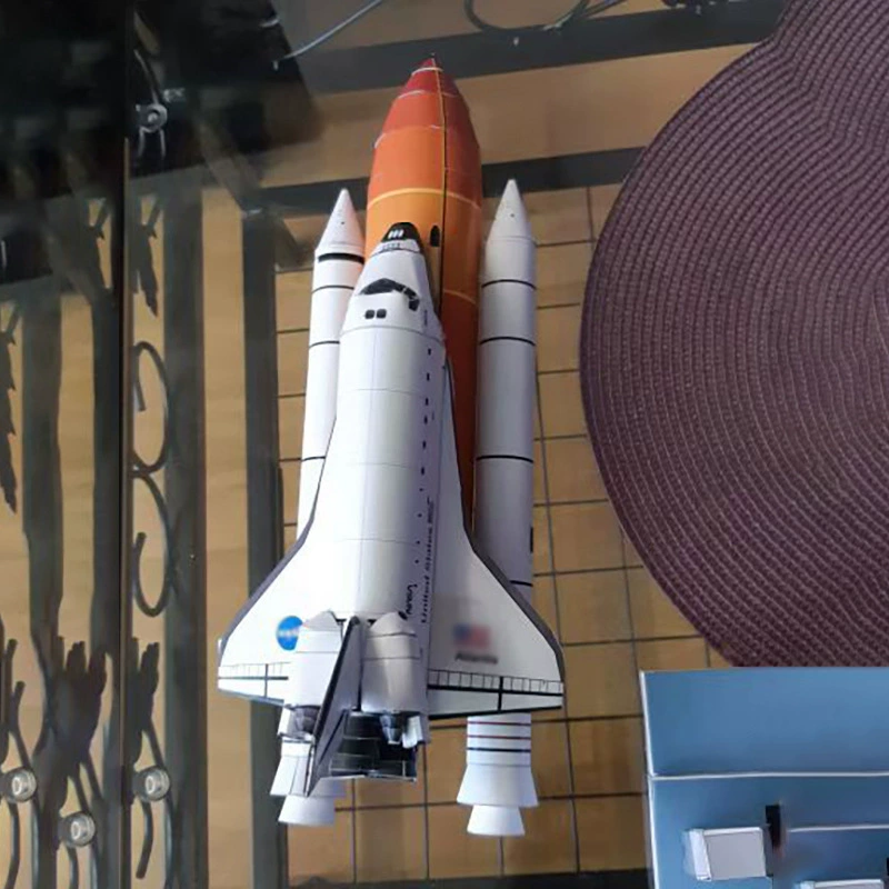 П paper model 1: 150 Atlantis Aerospace handmade space rocket DIY