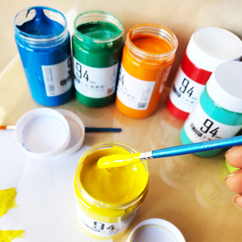 Wencui 300ml gouache paint art painting large bottle 42 colors student sketch advertising painting gouache paint