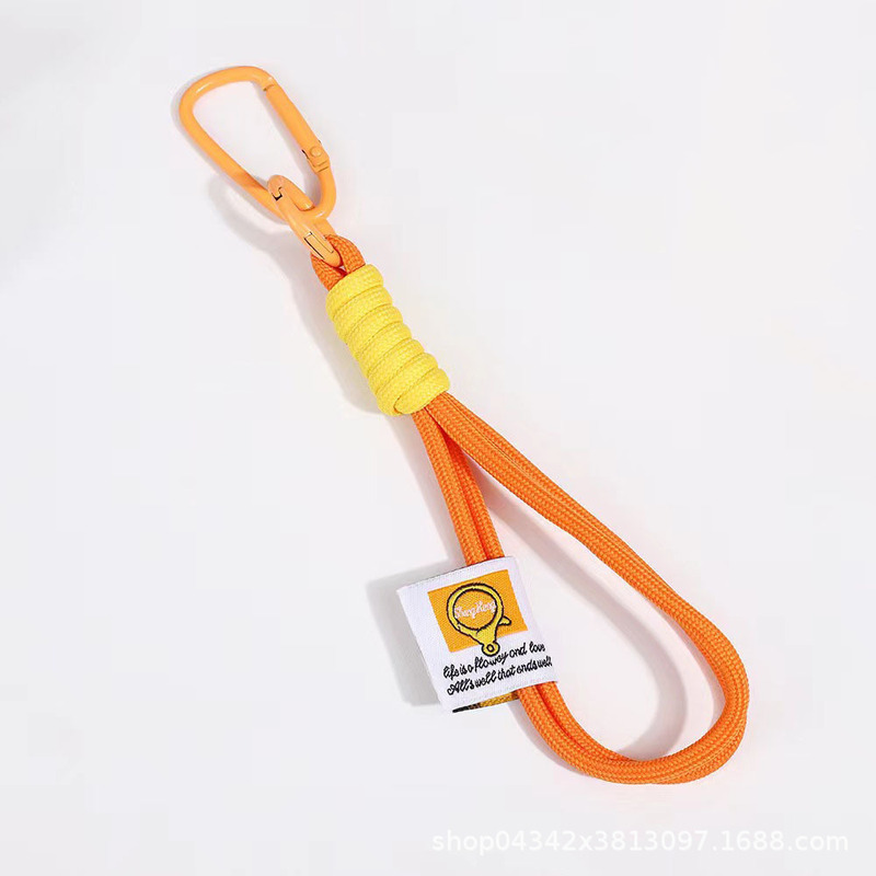 携帯電話のストラップのマカロンの色合わせのキーチェーンのキーチェーンは簡単で短いタイプのロープのキーチェーンのリングの装飾品の卸売りを掛けます。|undefined