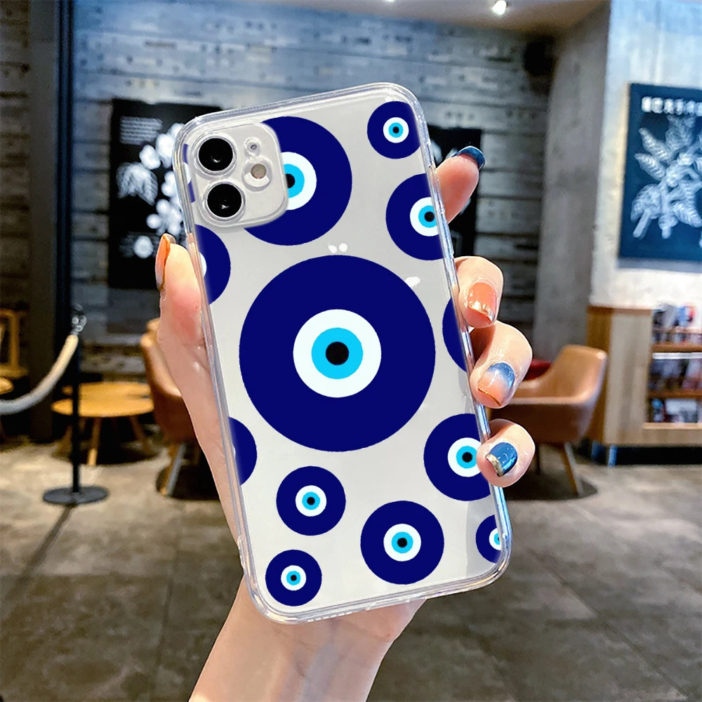 Tpu Devil's Eye Heart Shape Classic Style Phone Cases Phone Accessories display picture 5