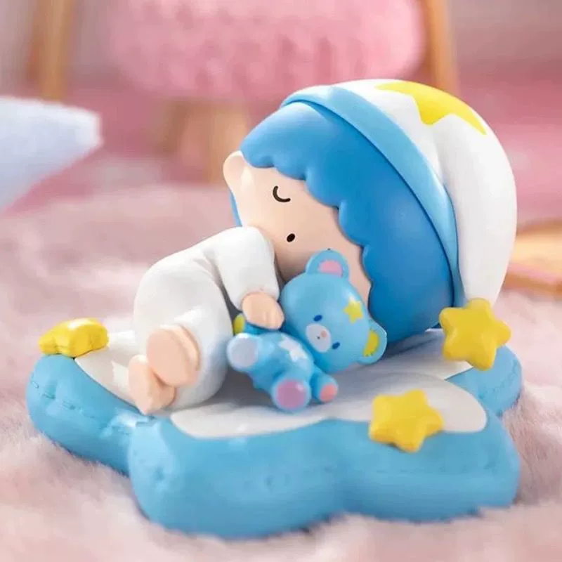 Настольная фигурка (Sanrio) Kurome, Melody и Cinnamon Dog — слепой бокс, спящие коллекционные фигурки