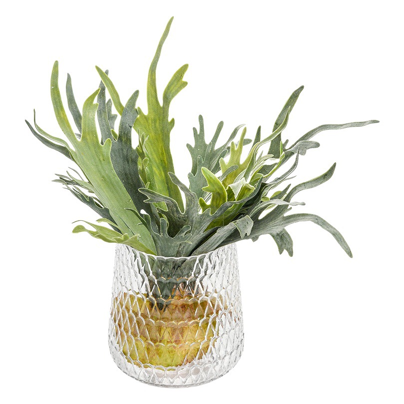 Planta de arena simulación planta asta hoja paisaje paisajismo cactus con hojas verdes hojas falsas hojas plantas verdes