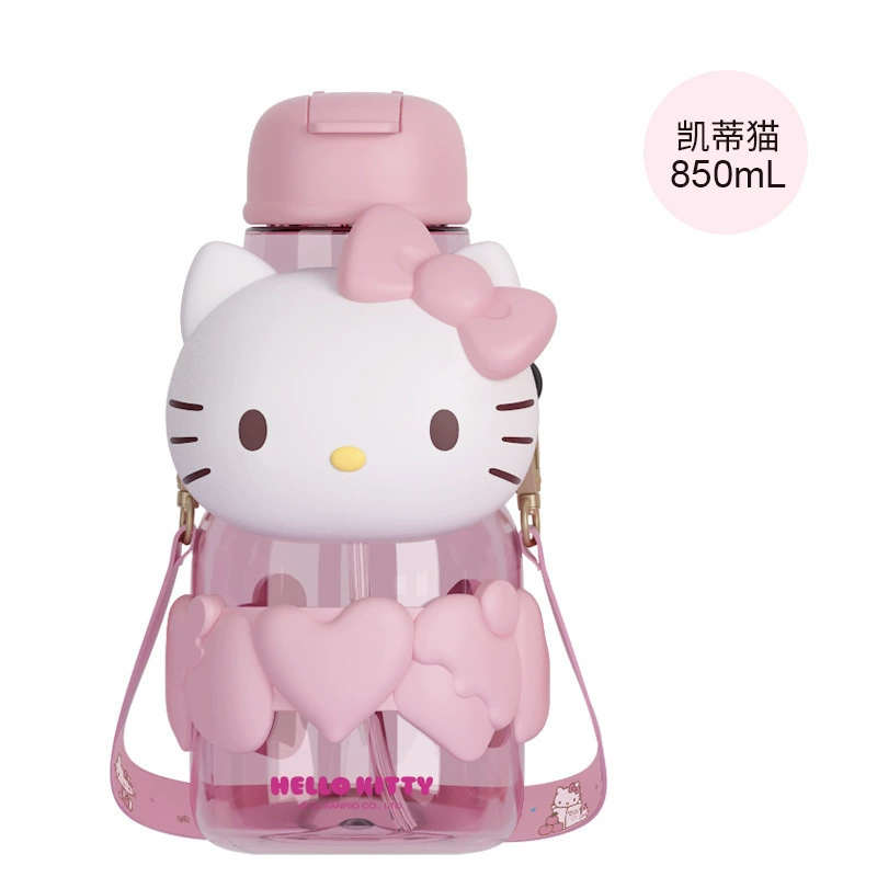 Sanrio, Ultra, высококачественная детская трубочка со стеклом, вместительная Ultraman Tiga, чайник, падение защиты