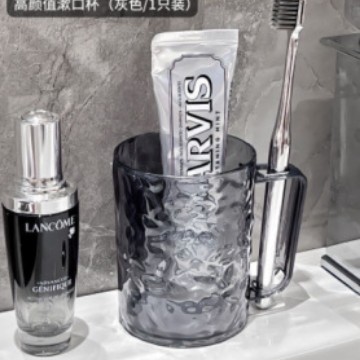 Enjuague bucal Taza cepillo de dientes taza cepillo de dientes doméstico taza luz transparente lujo avanzado cepillo de dientes taza pareja Taza simple taza de cepillo de dientes