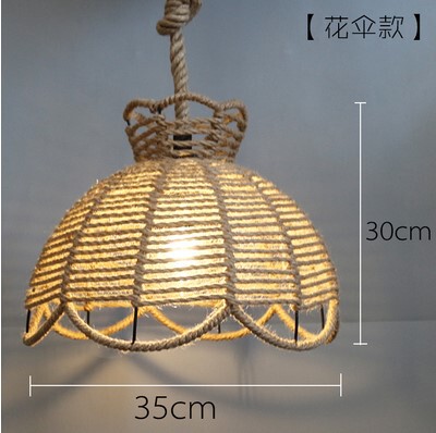 麻縄シャンデリア店舗商用工業風シングル通路廊下ネットレッド店洋服店カフェバー照明|undefined