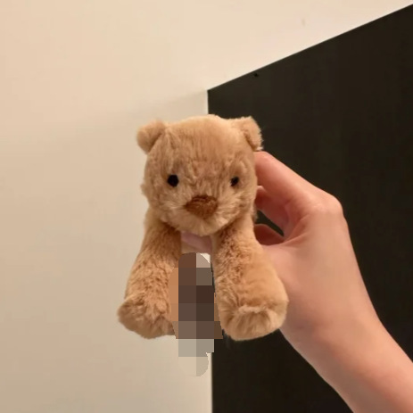 新品ミニスマジウサギ/キツネ/ゾウ/サル/熊/カバが赤ちゃんのぬいぐるみをなだめる|undefined