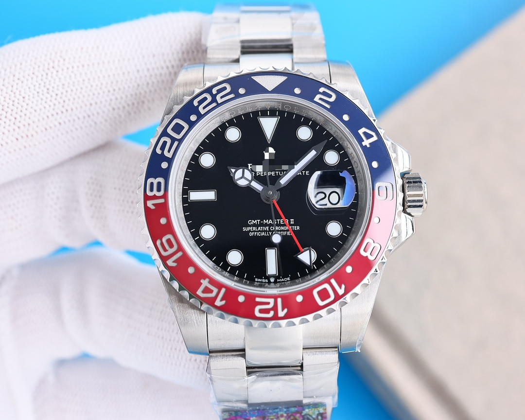 Fábrica C VSEWGM Water Ghost Green GMT Automático Mecánico Dos Tiempo Nietzsche Reloj de Moda