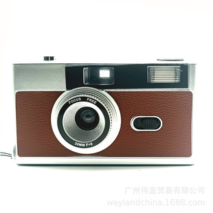 2024 new new fool with flashing lights multiple use retro film camera non-disposable