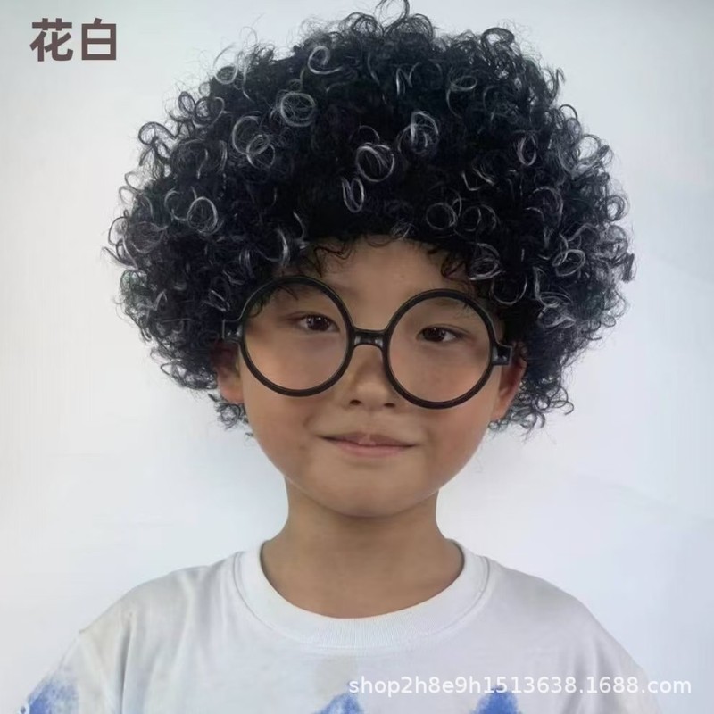 小丑假发爆炸头学校运动会幼儿园活动婚庆节日节目表演材料|undefined