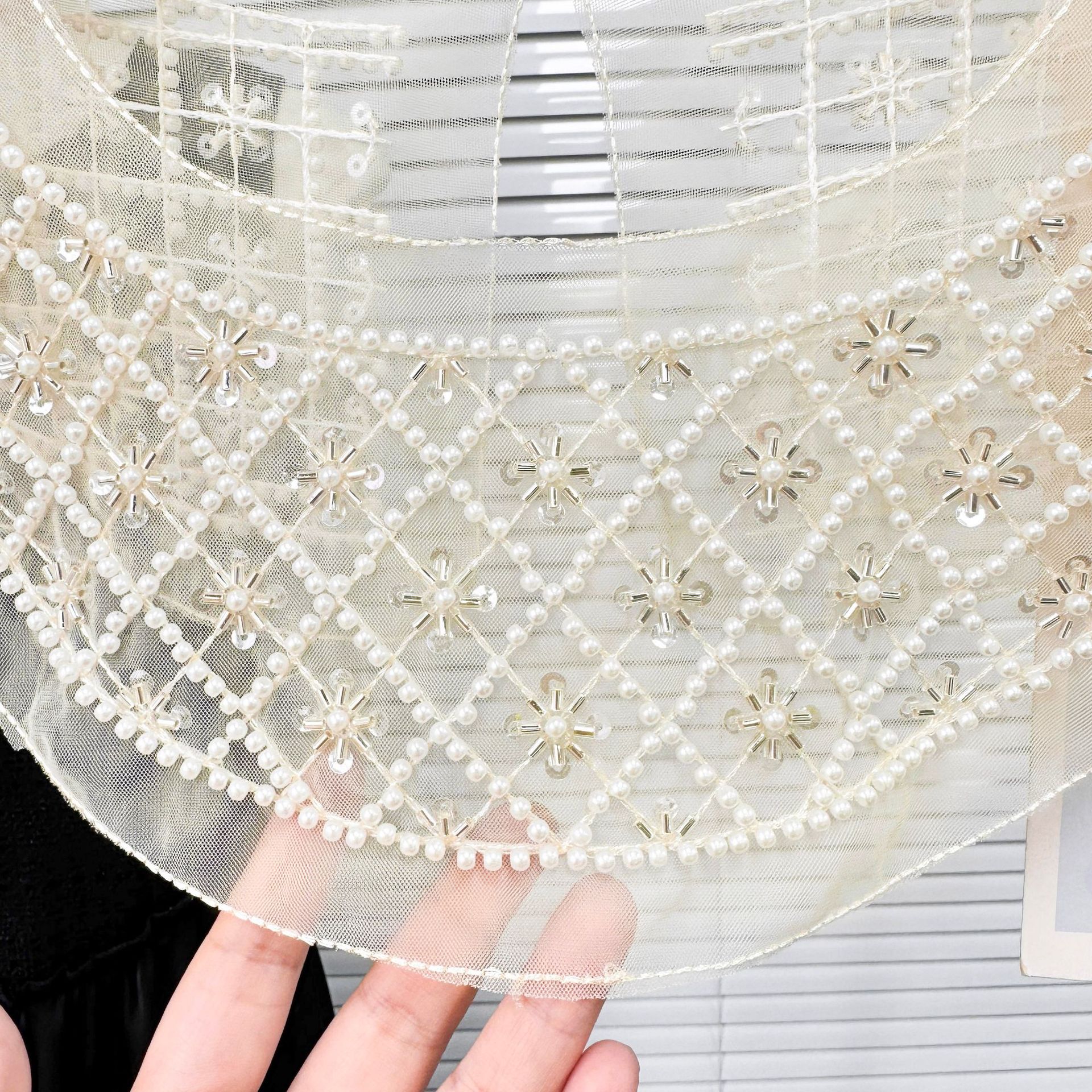 Oegans cuello de cuentas semiacabado accesorios de procesamiento DIY vestido de boda diseño de diseño de collar fábrica suministro directo