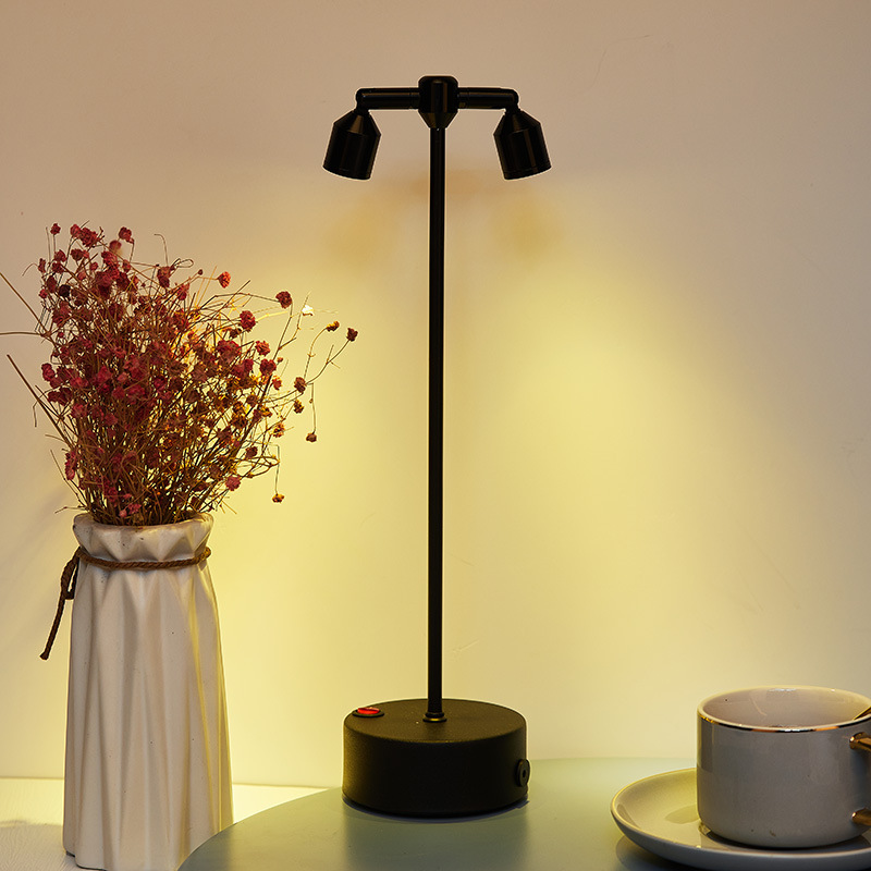 Bar atmosphere light led simple rechargeable table lamp bar table lamp high pole spotlight night light bar table lamp table lamp