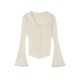 [Moonlight Song Song Heavy Industry Stitching Knitted 2 Colors] Song Ming French Retro Spring Lace Cardigan N257B