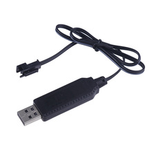 3.7vUSB充电线 SM-2P正向遥控电动玩具带过充保护锂电池USB充电器