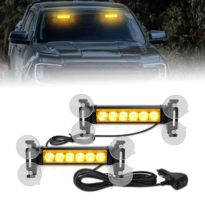 Avtomobil Sorma Kuboku Xəbərdarlıq İşığı Ön Şüşə Flaş İşığı 24LED Bar İşığı
