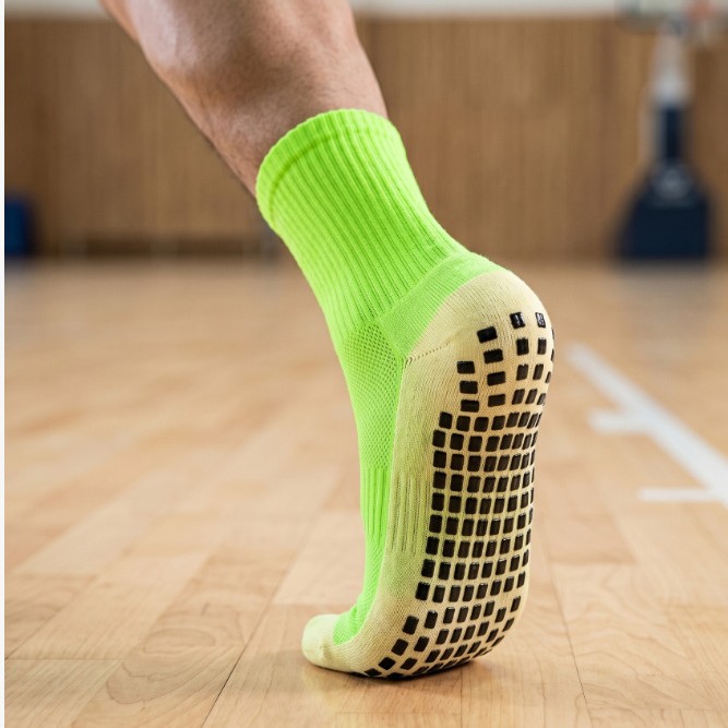 Calcetines de Fútbol Acolchados para Adultos de Poliéster, Antideslizantes y Absorción de Sudor para Entrenamiento