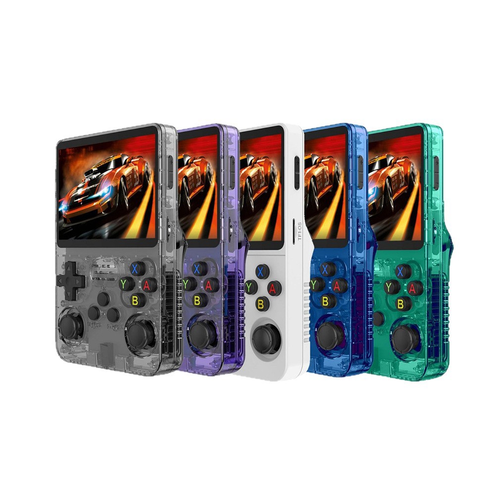 Transfronterizo R36S de código abierto computadora portátil IPS pantalla mini arcade GBA retro simulador consola de juegos portátil nostálgica