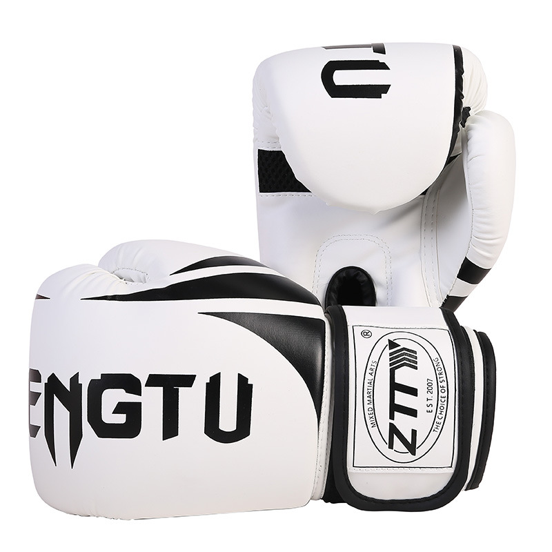 Guantes de Boxeo ZTTY de Fábrica para Sacos de Boxeo, Suministros de Forro Interior de Goma y Plástico, Guantes de Entrenamiento de Lucha Muay Thai