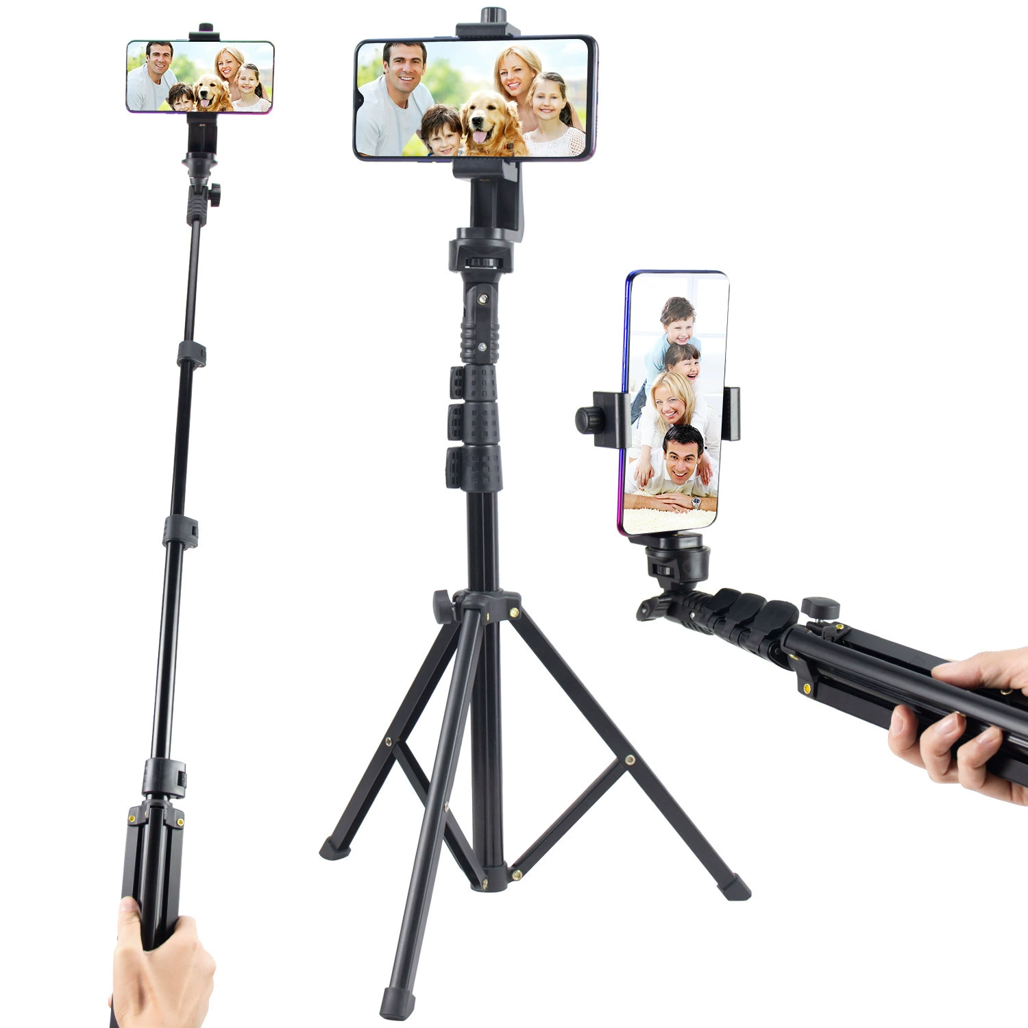 Adjustable tripod, mobile phone, camera, tubing, (Physicals), 1.6m, bluetooth
