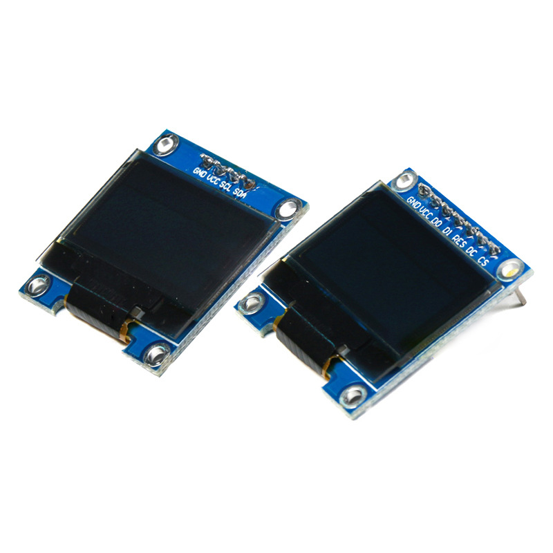 高清高亮0.96寸OLED液晶屏12864显示器模块4针I2C接口7针SPI模组