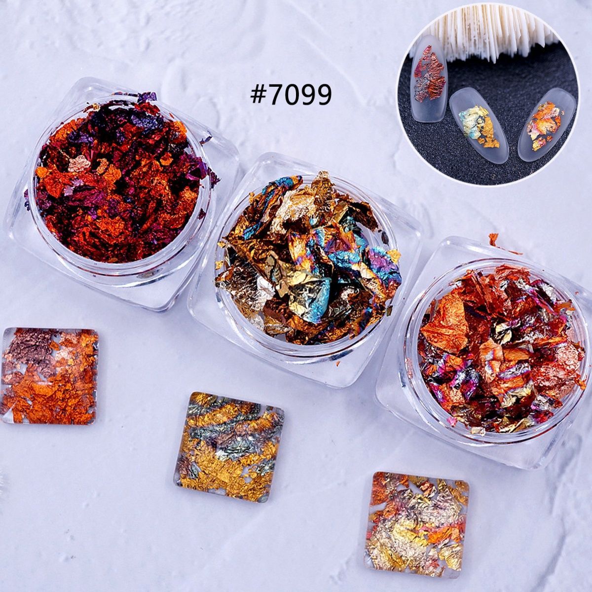 Japanese ultra thin double-sided nail decoration