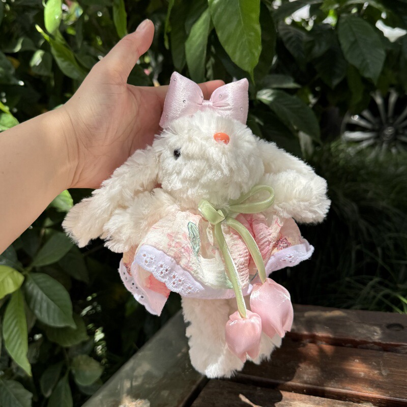 クリエイティブでかわいい垂れ耳ボニーウサギのドレスアップDIY大きなスカート超妖精垂れ耳ウサギのぬいぐるみ吊り下げ装飾品クロスボーダー用|undefined