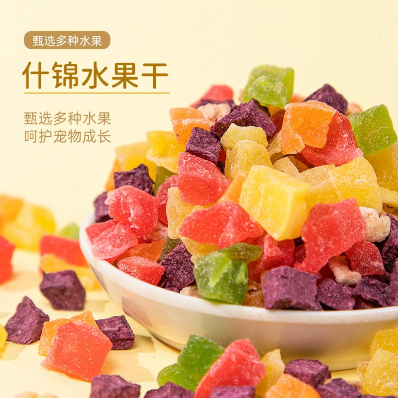 Домашнее Животное Хомяк Фруктовый Салат Морская Свинья Зерно Смешанные Фрукты Сушеные Молярные Закуски Золотой Медведь Зерно Смешанное Питание