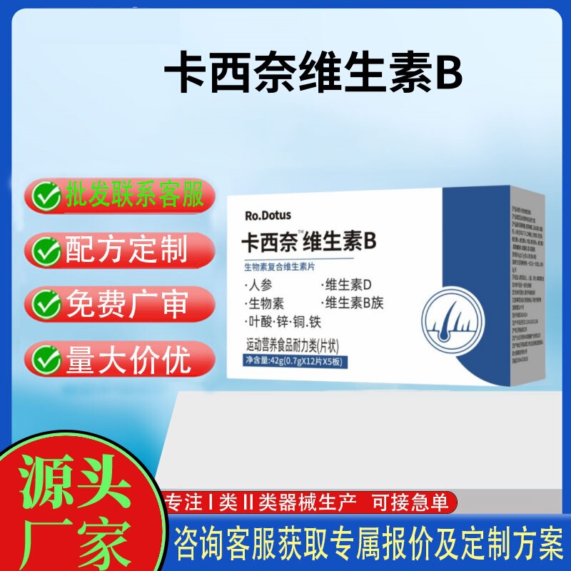 Kasina Vitamin B Daily Nutritional Supplement Sports Endurance Multivitamin Tablets B Complex Vitamins