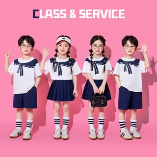 儿童啦啦队演出服运动会服装表演服六一儿童节演出服表演服装
